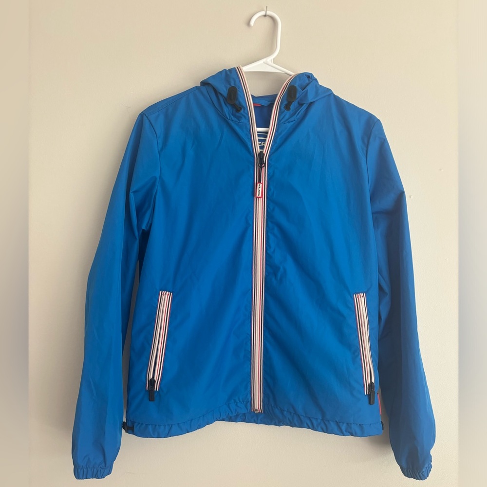 Blue Hunter Rain jacket size S | packable!